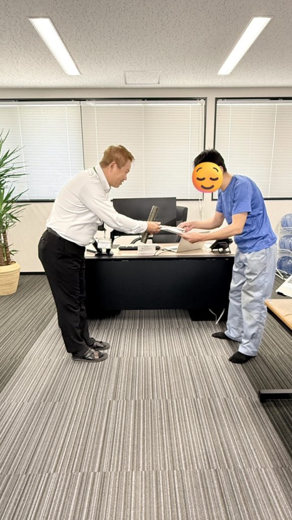 宝和運輸 倉敷営業所にて勤続10年表彰を行いました